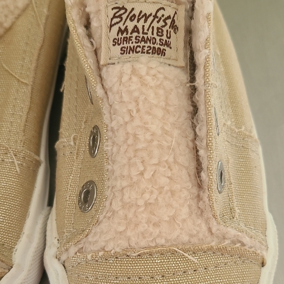 Blowfish Kids Beige Slip-On Sneakers - Picture 7 of 8